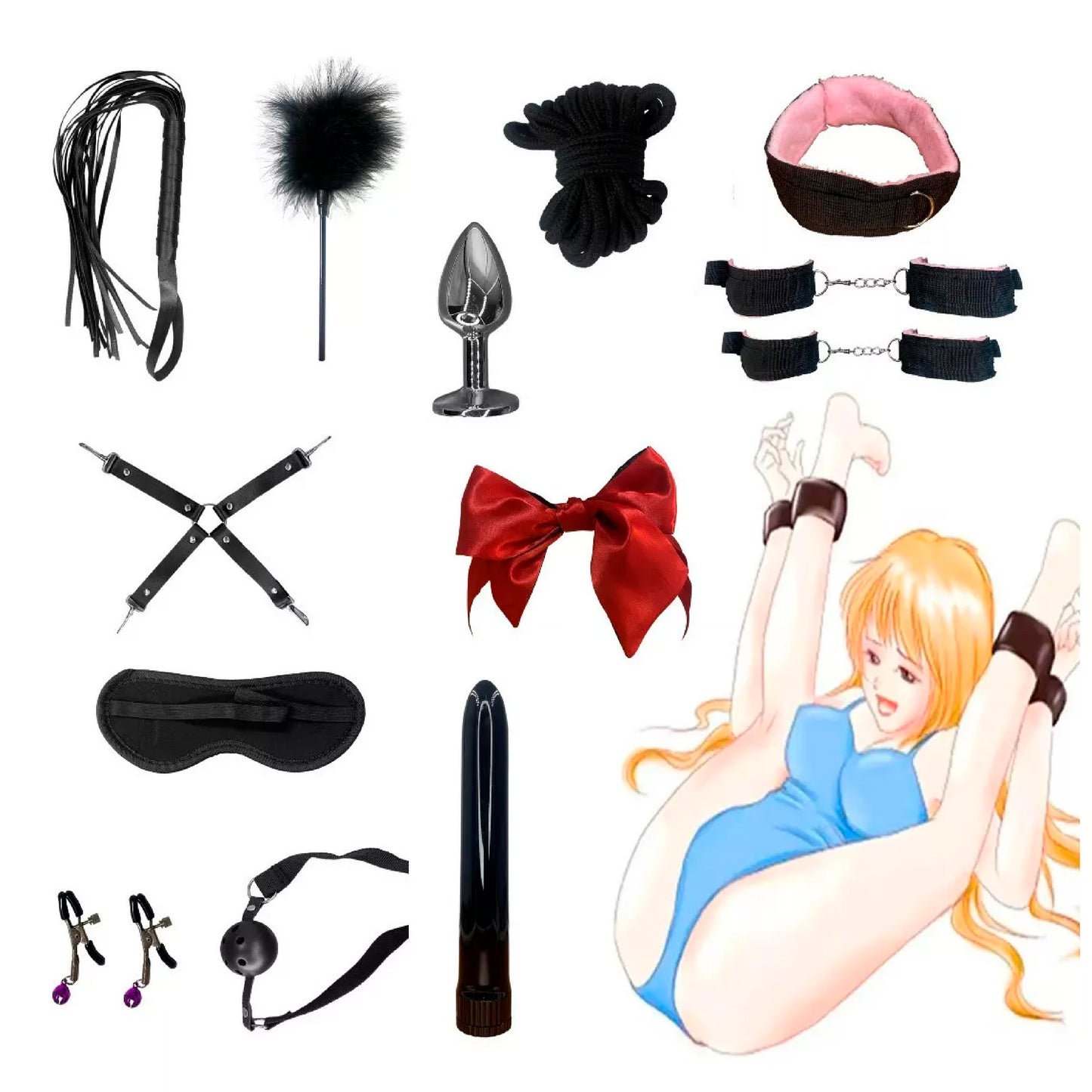 Set De Bondage Kit Bdsm Para Adultos Ju