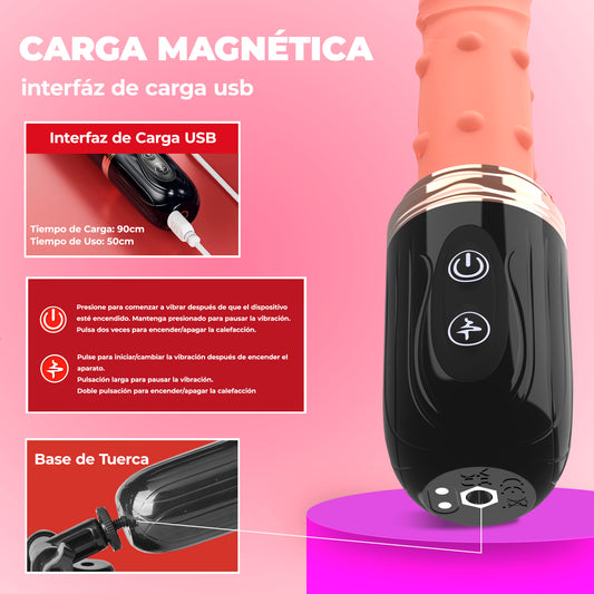 Consolador Vibrador Automatico Control